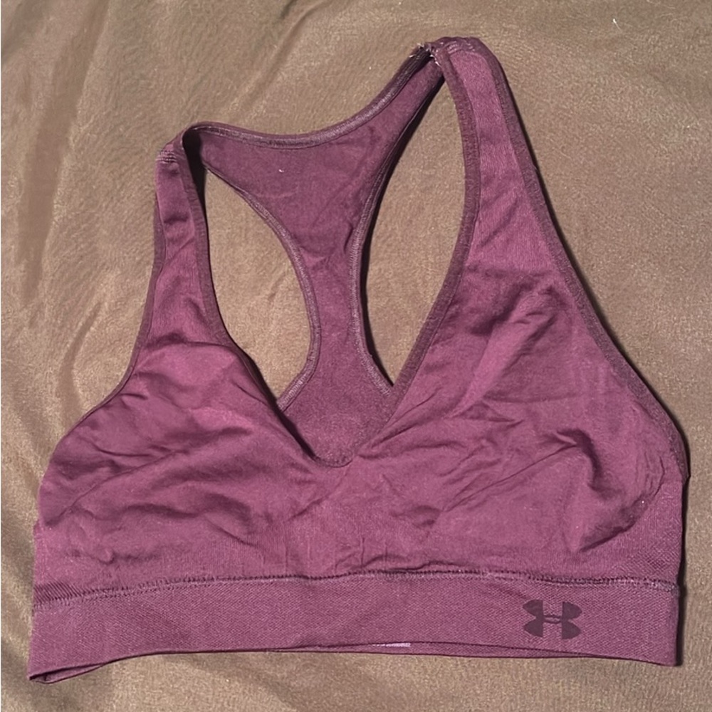 Under Armour Plum Racerback Sports Bra